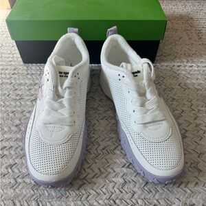 NWT Kate Spade K As In Kate White Sneakers Size 8